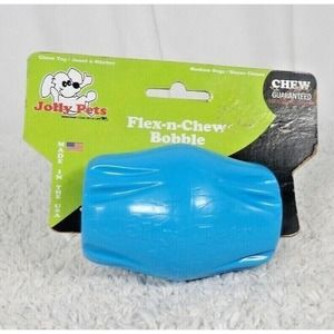 Jolly Pet JB025 Blue Medium Dog 2.5 Inch Flex N Chew Bobble